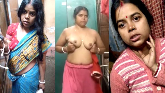 Bengali Sexy Boudi Bathing And Changing Captured