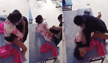 Horny College Girl Fucking Her BF On Table Viral Sex Video’s